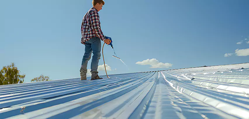 EPDM Roofing Installation Drip Edge in Glendale Heights