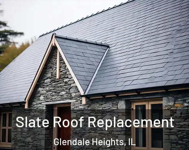  Slate Roof Replacement Glendale Heights, IL